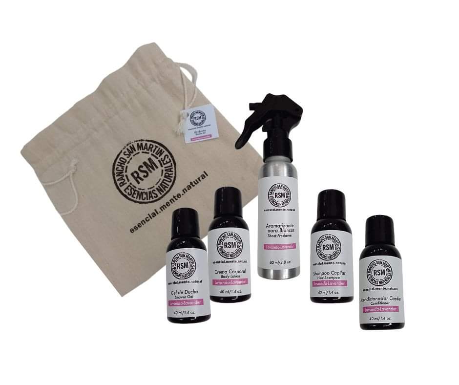Kit de viaje con Lavanda